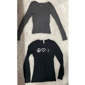 2 long sleeve shirts